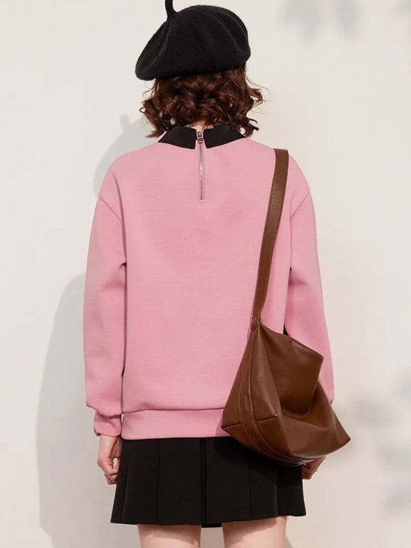 Vlinder geborduurde trui