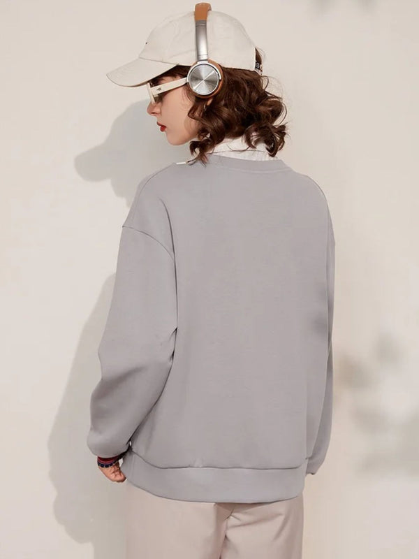 Gelaagde trui met kraag