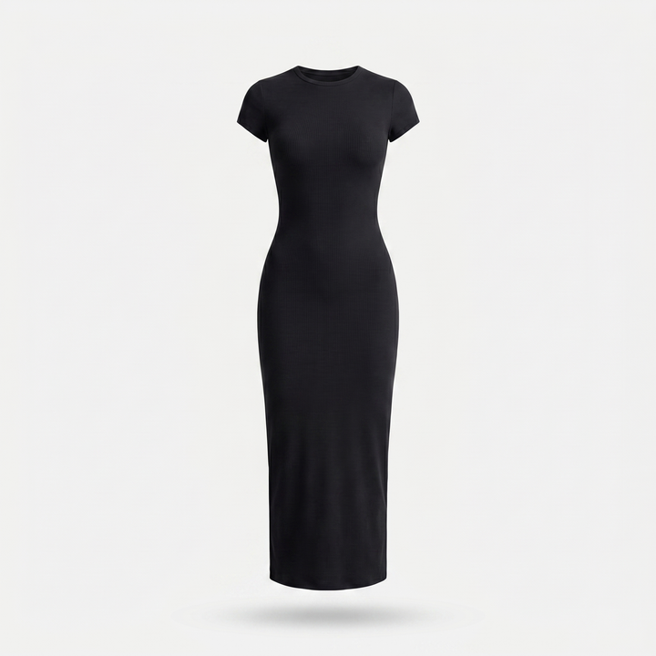 Sienna Bodycon Midi-jurk - Black