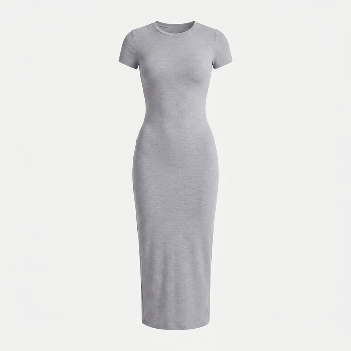 Sienna Bodycon Midi-jurk - Gray