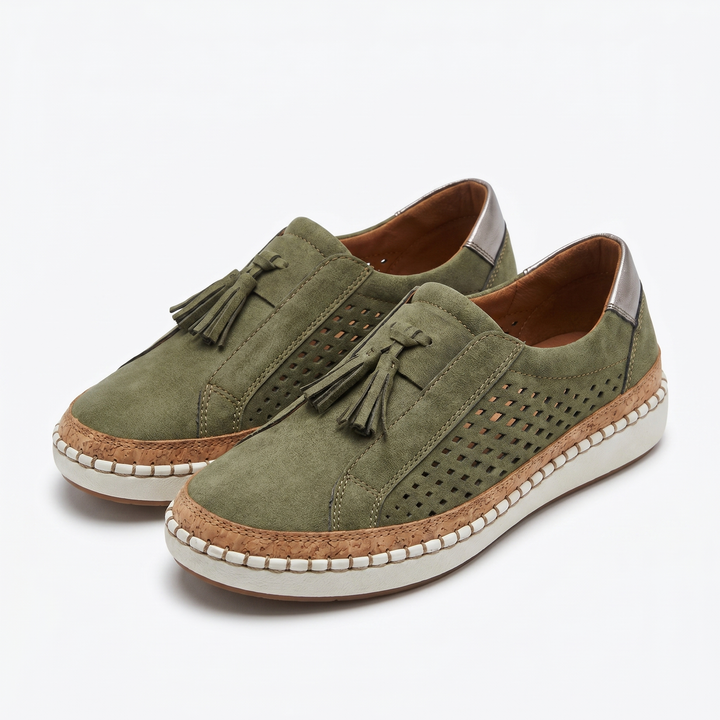 Louise Comfort Instappers - Green