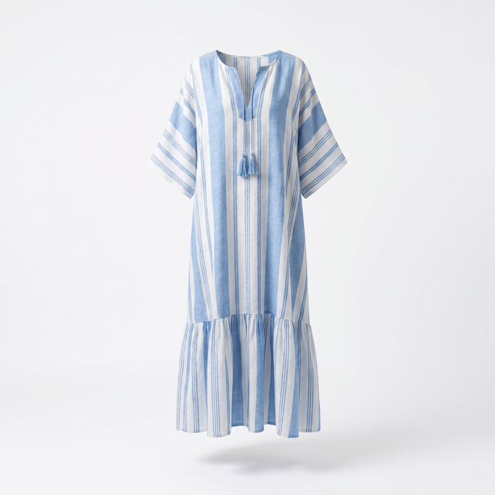 Anais Kaftan-jurk Mediterraan - Mediterranean Sky Blue