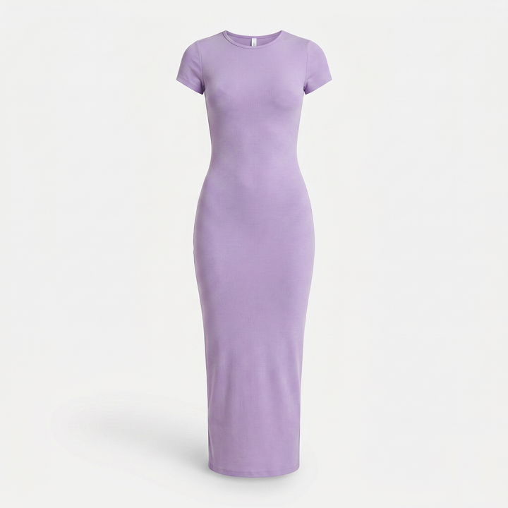 Sienna Bodycon Midi-jurk - Purple