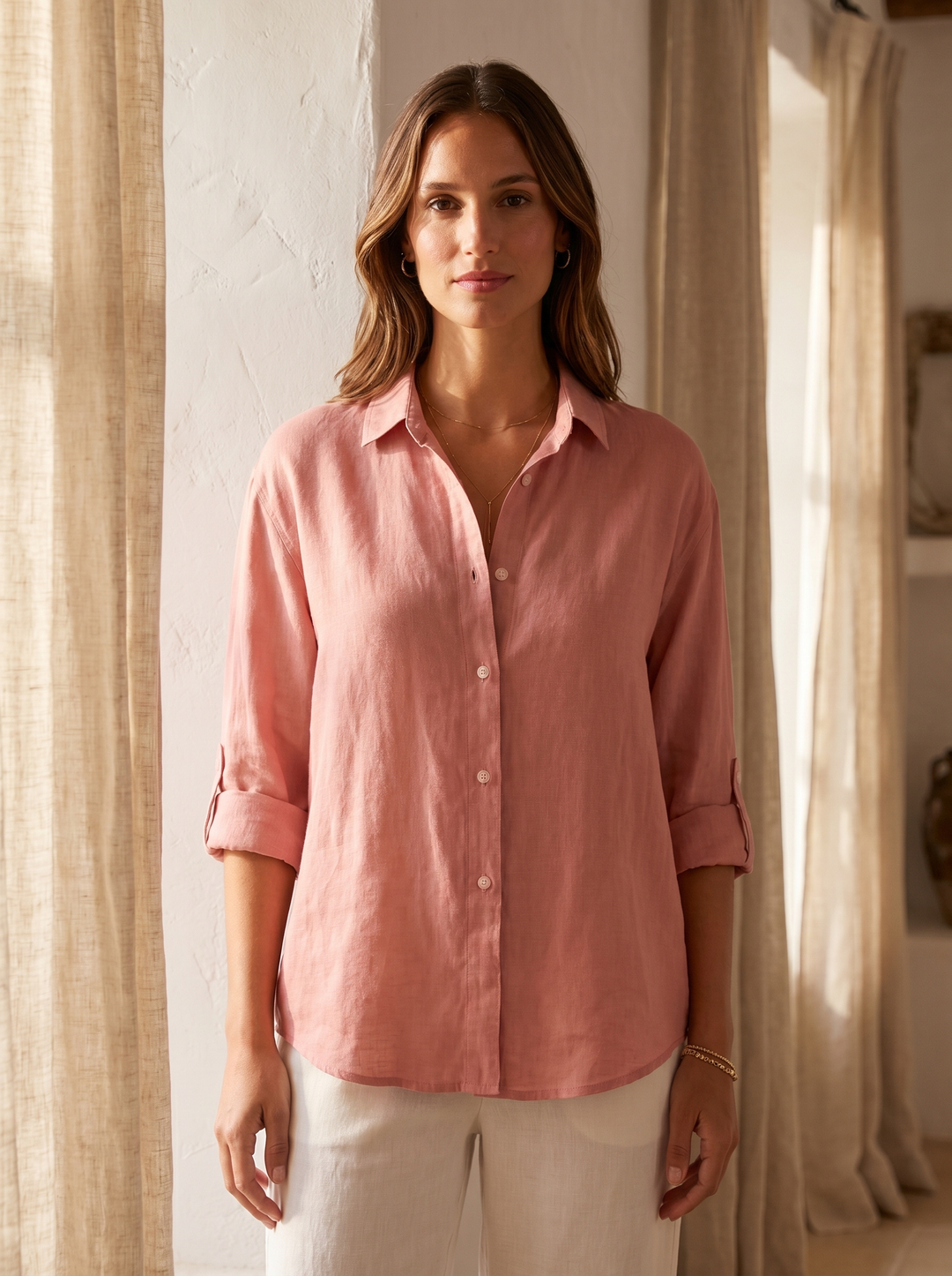 Juliette Linnen-Katoen Blouse - sfeer 1
