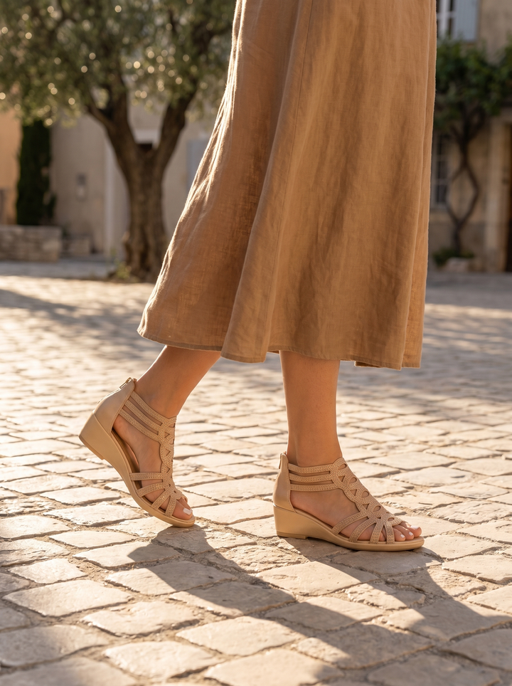 Aurelie Comfort Sleehak Sandalen - sfeer 1