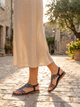 Dames Sandalen Sleehak Comfort - Celeste