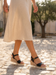 Dames Sandalen Sleehak Comfort - Romane