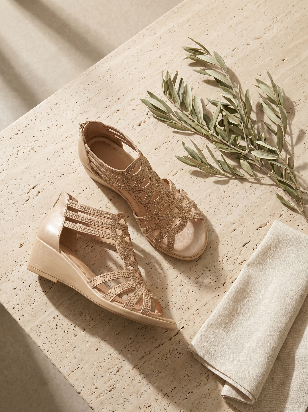 Aurelie Comfort Sleehak Sandalen - detail 1