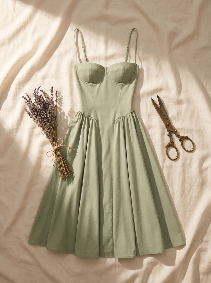 Mathilde Corset Midi-jurk - detail 1