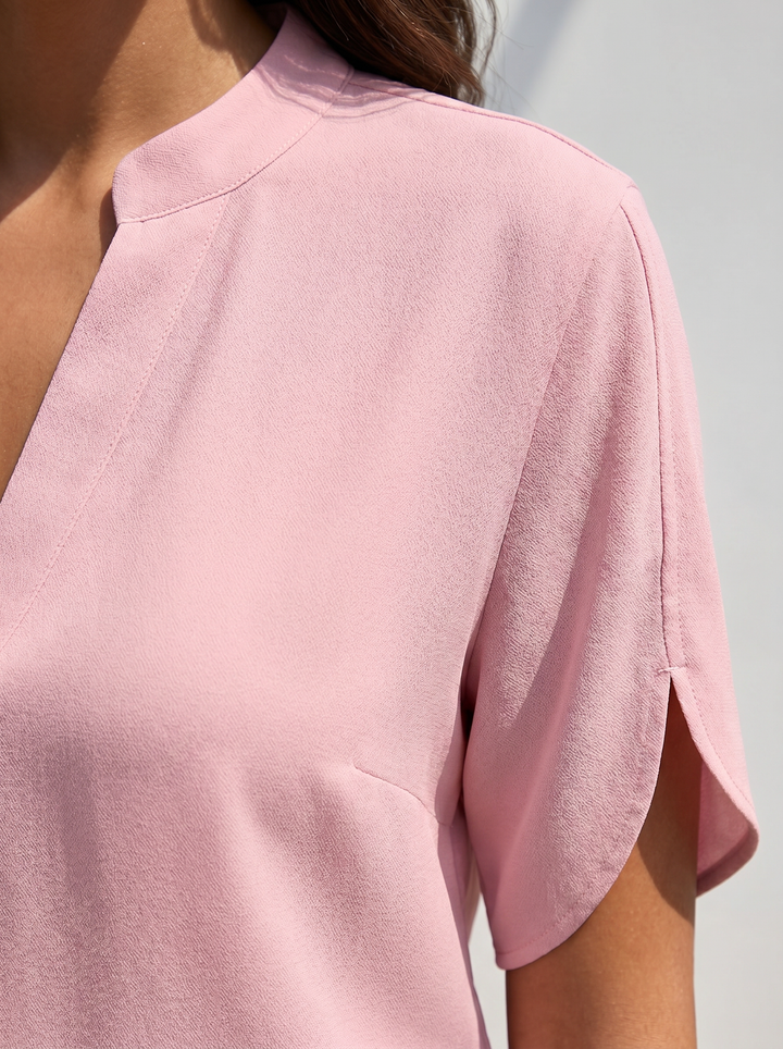 Noemie Chiffon Blouse V-hals - detail 2